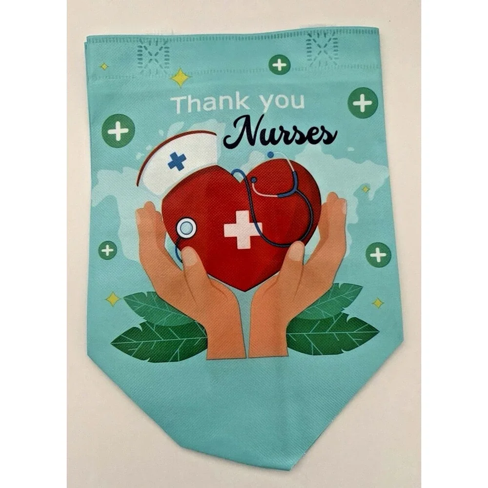 36 Pcs Nurse Medical Appreciation Gifts Bags or Tote Thank You Heavy Plastic